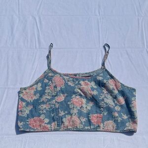 BDG Blue Floral Camisole Top